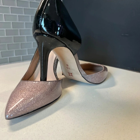 BCBeneration Size 10 Pink Glitter and Black 4” heels Worn twice - Picture 11 of 16